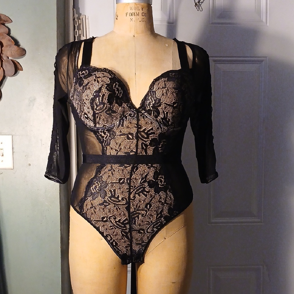 Just ♡ One Black Lace Bodysuit